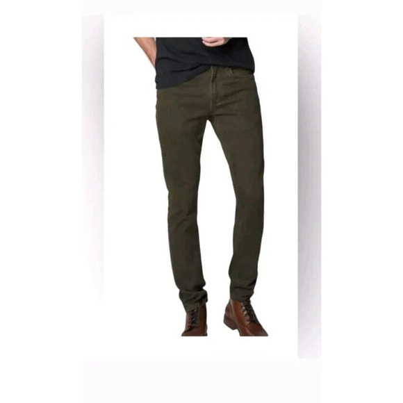 Blank NYC Wooster Pants Men’s Size 36x32 New Slim Fit Army Green Stretch Pants - Picture 1 of 7